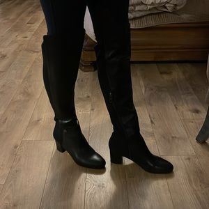 Karl Lagerfeld Over the knee leather boots